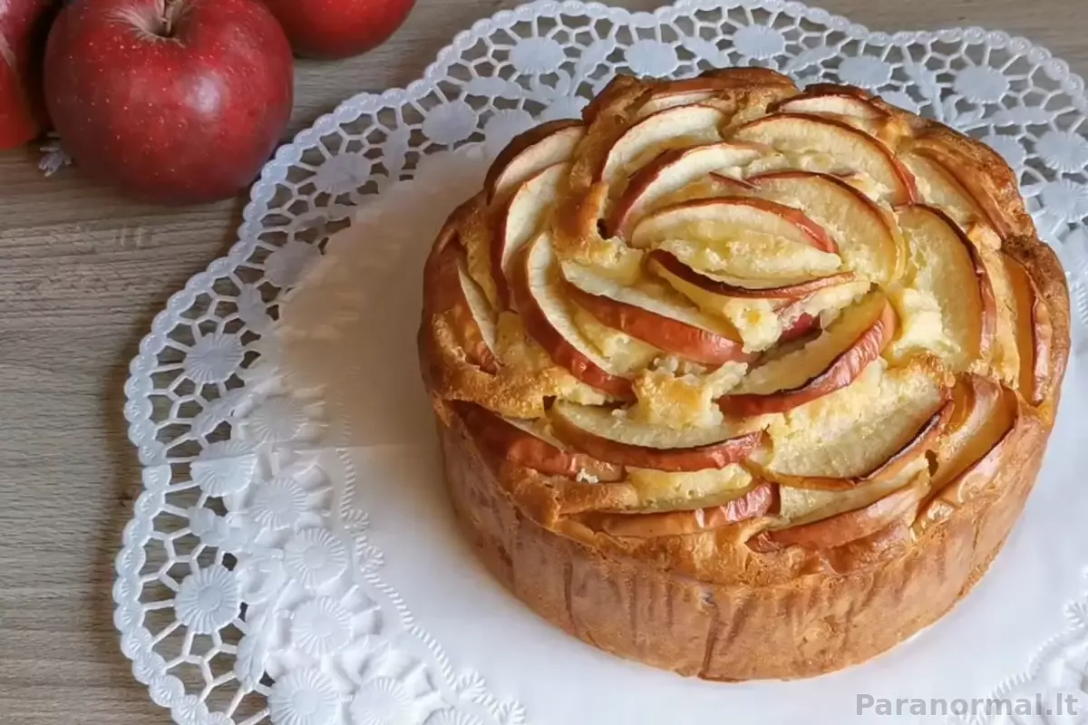 Paprasto obuolių pyrago receptas